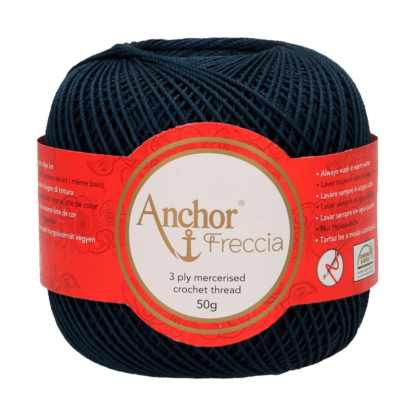 Anchor Freccia 100% Cotton Crochet Yarn - Thickness 12 50gr