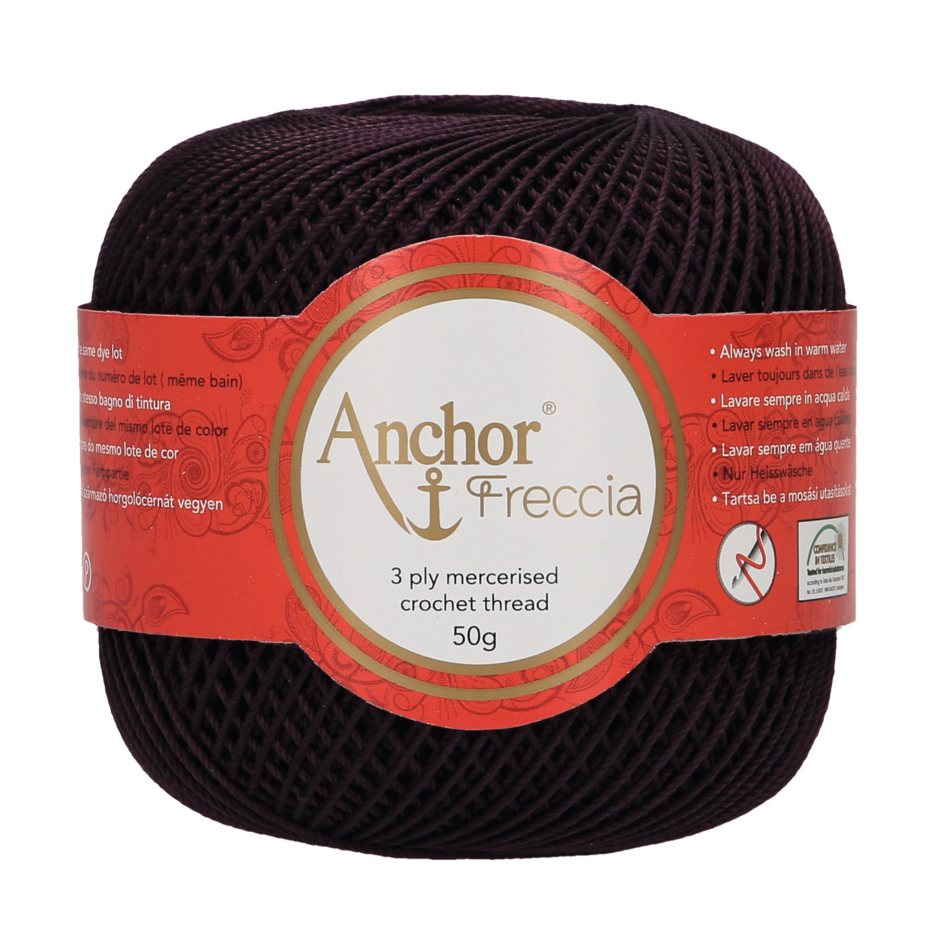 Anchor Freccia 100% Cotton Crochet Yarn - Thickness 12 50gr