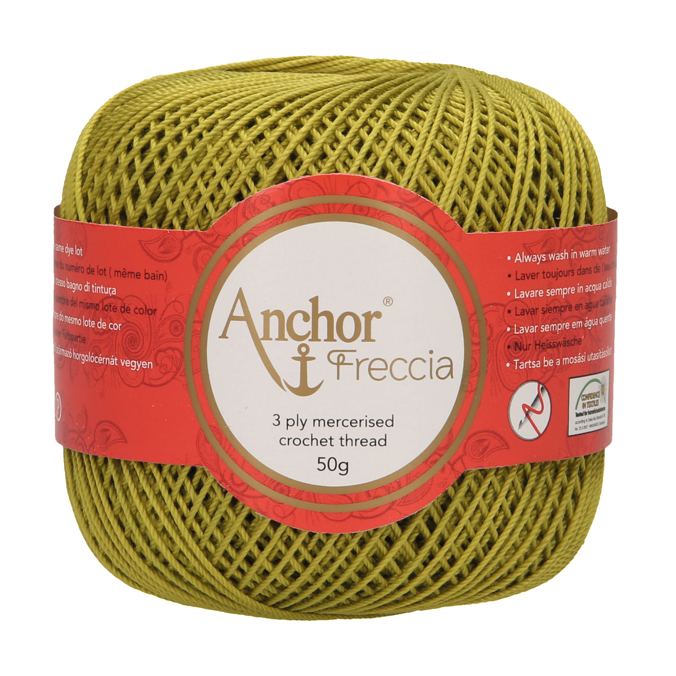 Anchor Freccia 100% Cotton Crochet Yarn - Thickness 12 50gr