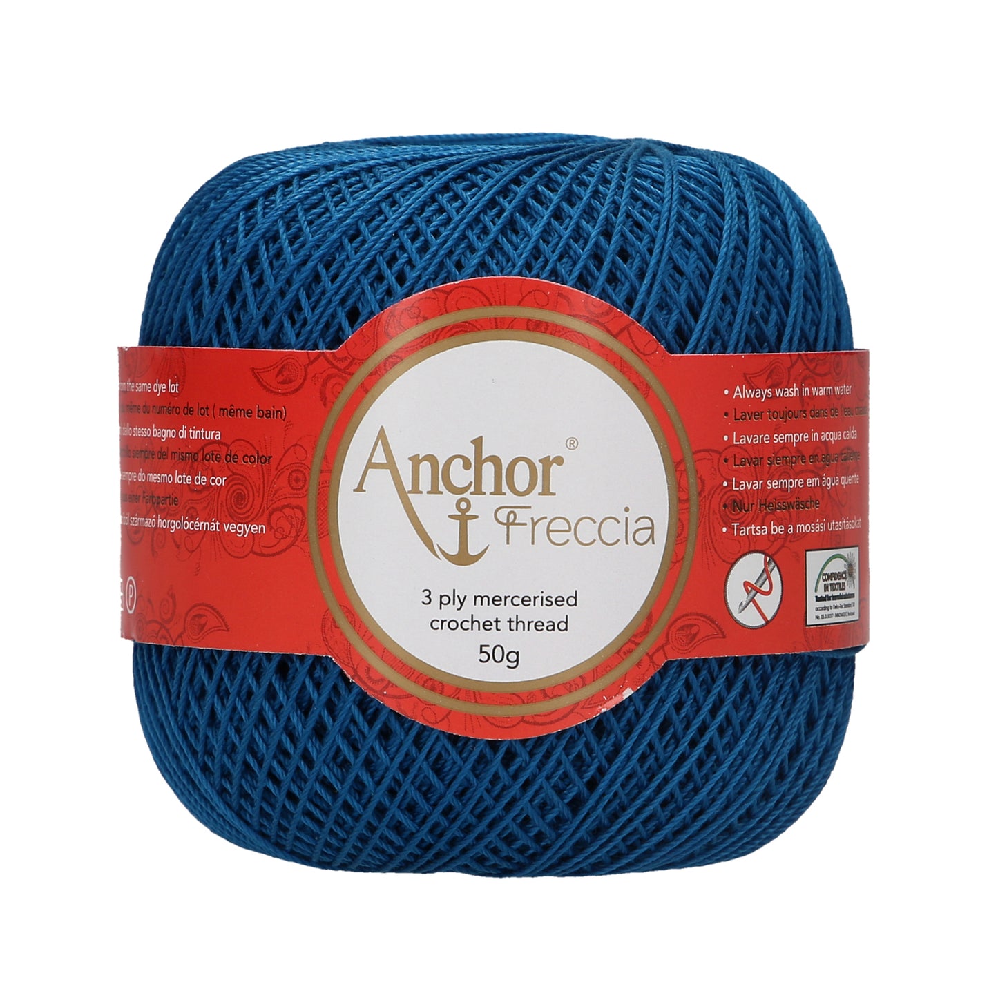Anchor Freccia 100% Cotton Crochet Yarn - Thickness 12 50gr
