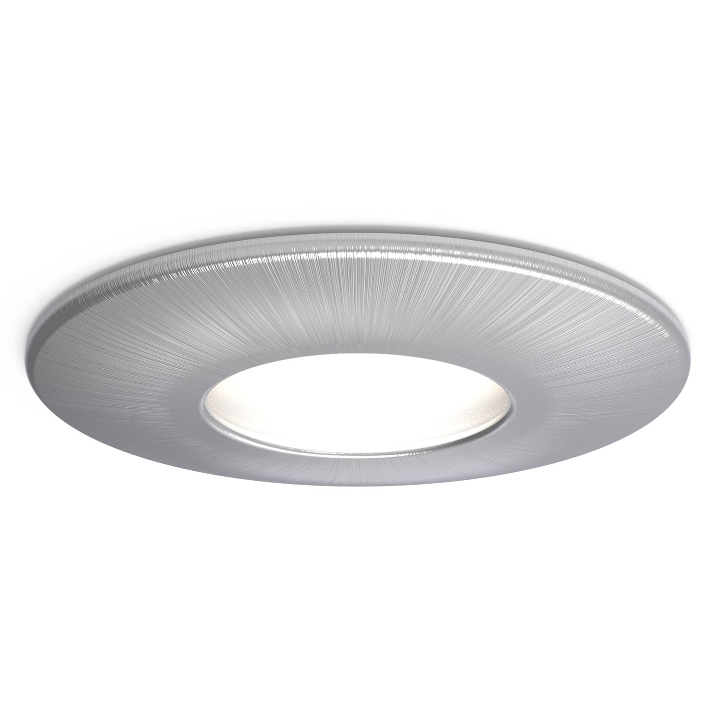 4lite IP20 GU10 Fire-Rated Downlight - Satin Chrome