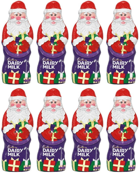 8 x Cadbury Hollow Santa - 100GM