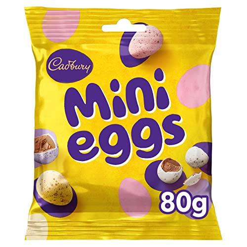 Cadbury Mini Eggs Milk Chocolate Easter Eggs, 80 g (Pack of 1)