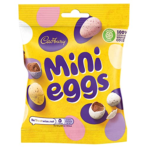 Cadbury Mini Eggs Milk Chocolate Easter Eggs, 80 g (Pack of 1)