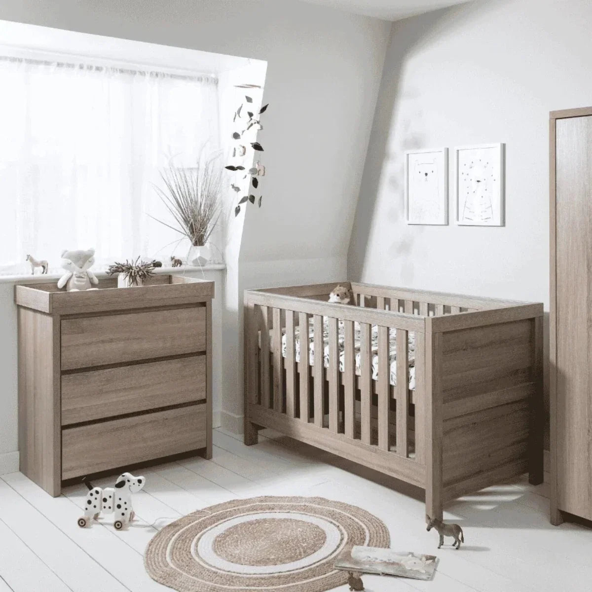 Tutti Bambini Modena Changing Unit - Oak