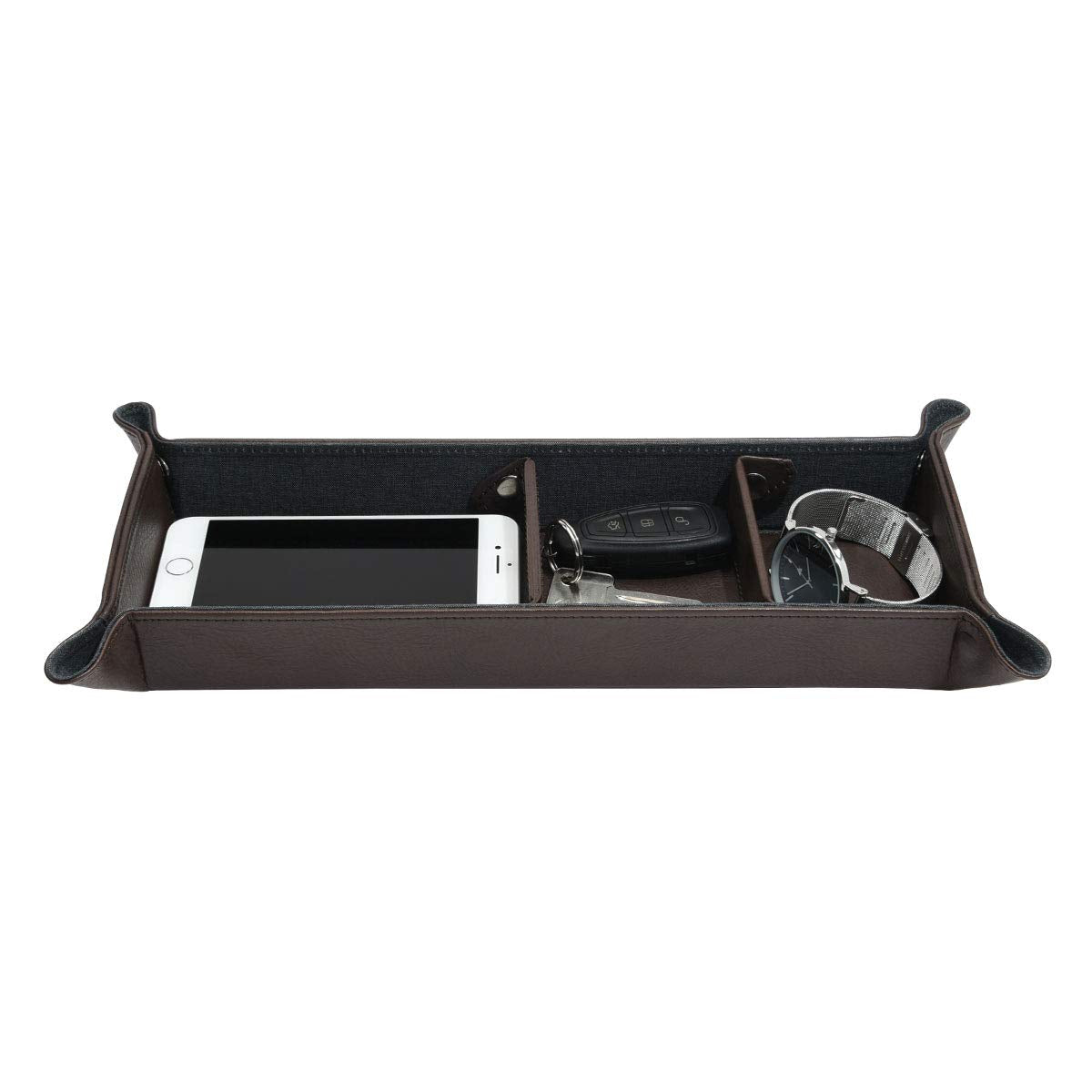 Stackers Brown Large Catchall