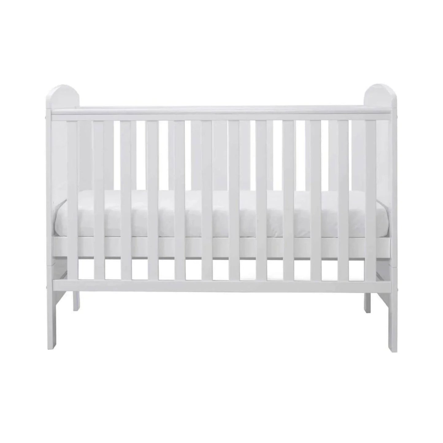 Ickle Bubba Coleby Mini Cot Bed White - Without Mattress