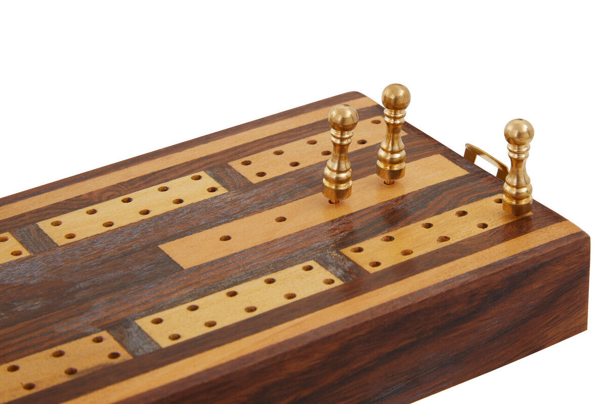 Sheesham Wood Cribbage Set | Churchill Games