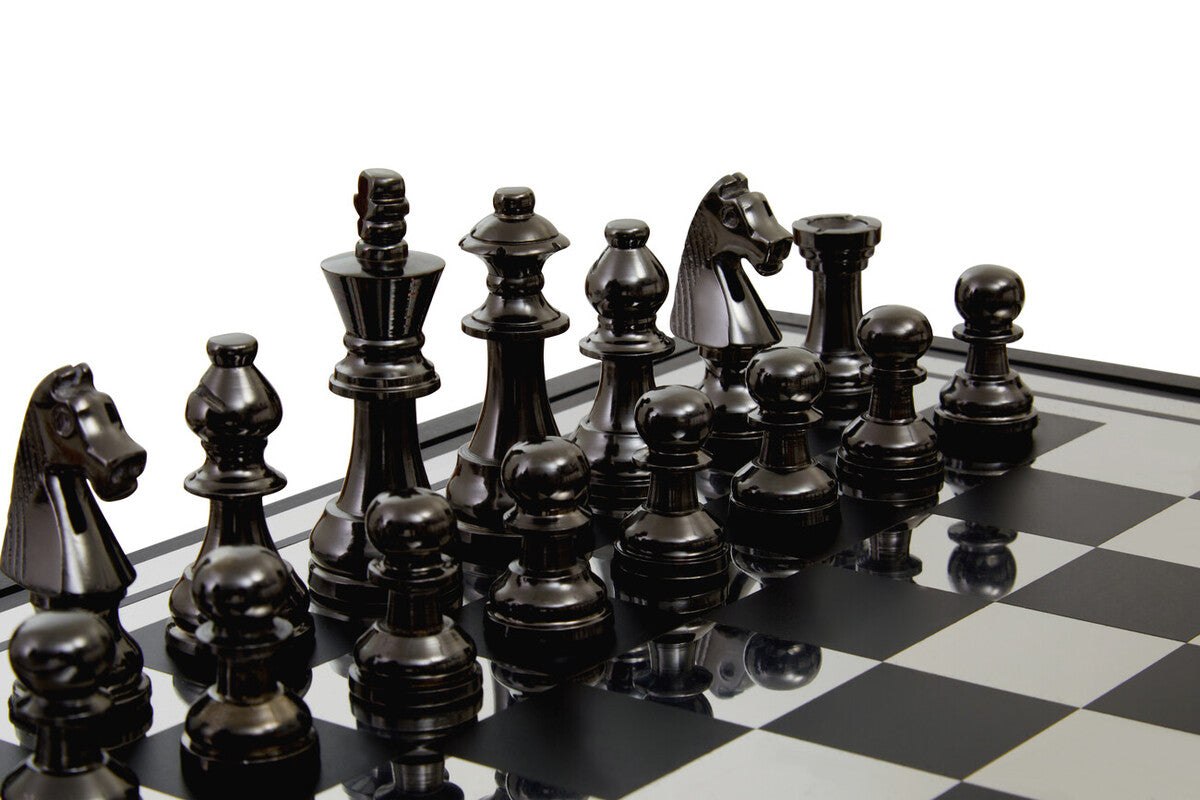 Black and Silver Chess Set | Churchill Games
