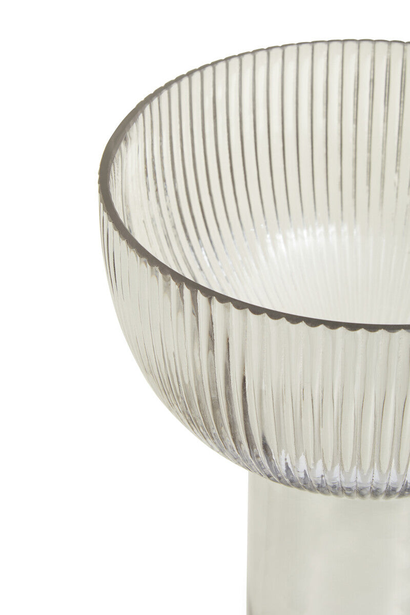 Large Grey Glass Vase | Esma