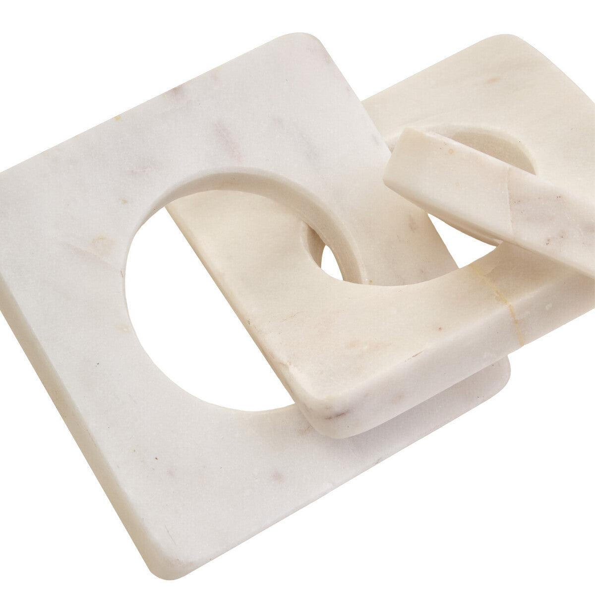 White Marble Three Link Chain | Nason