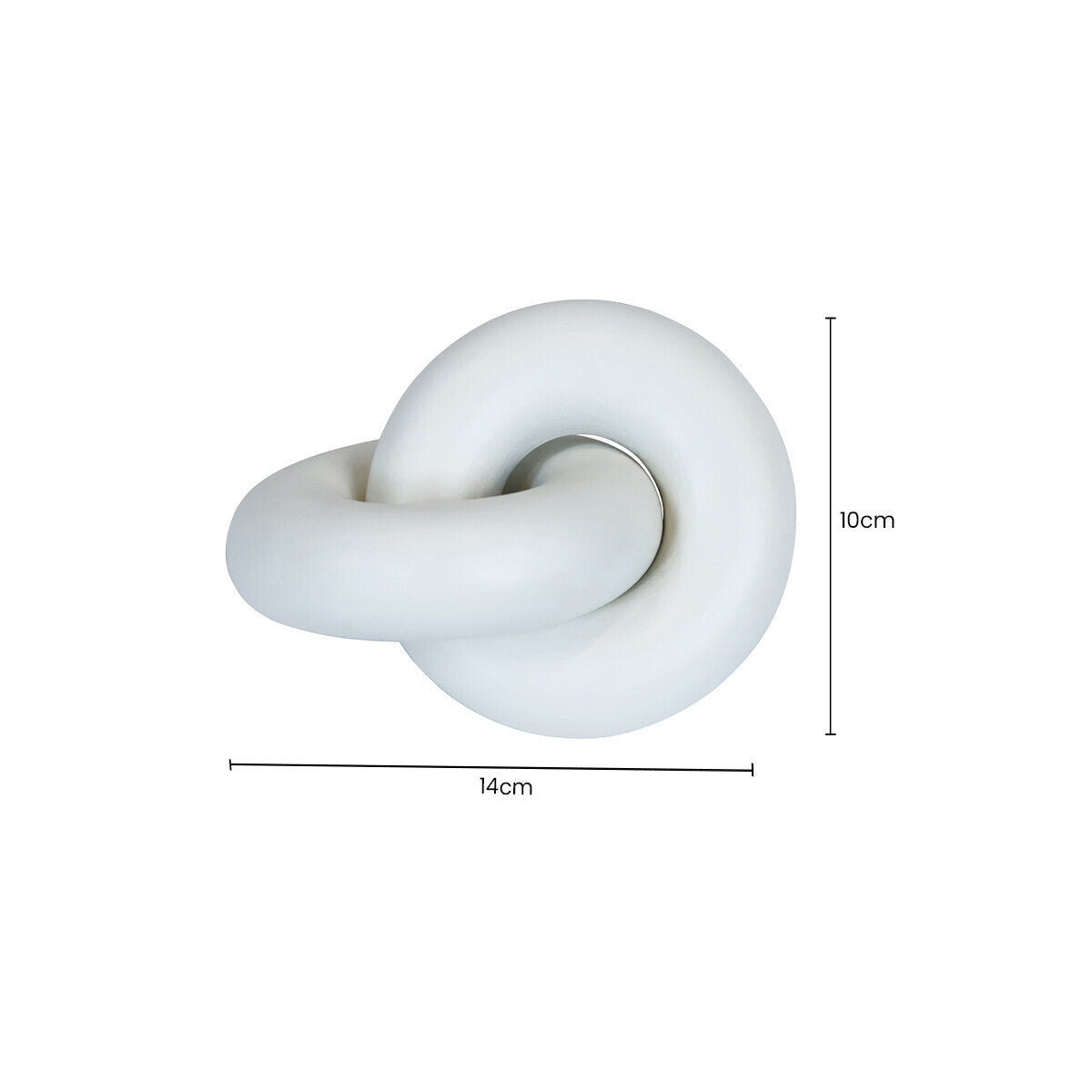 White Wood Small Knot Decor | Cato