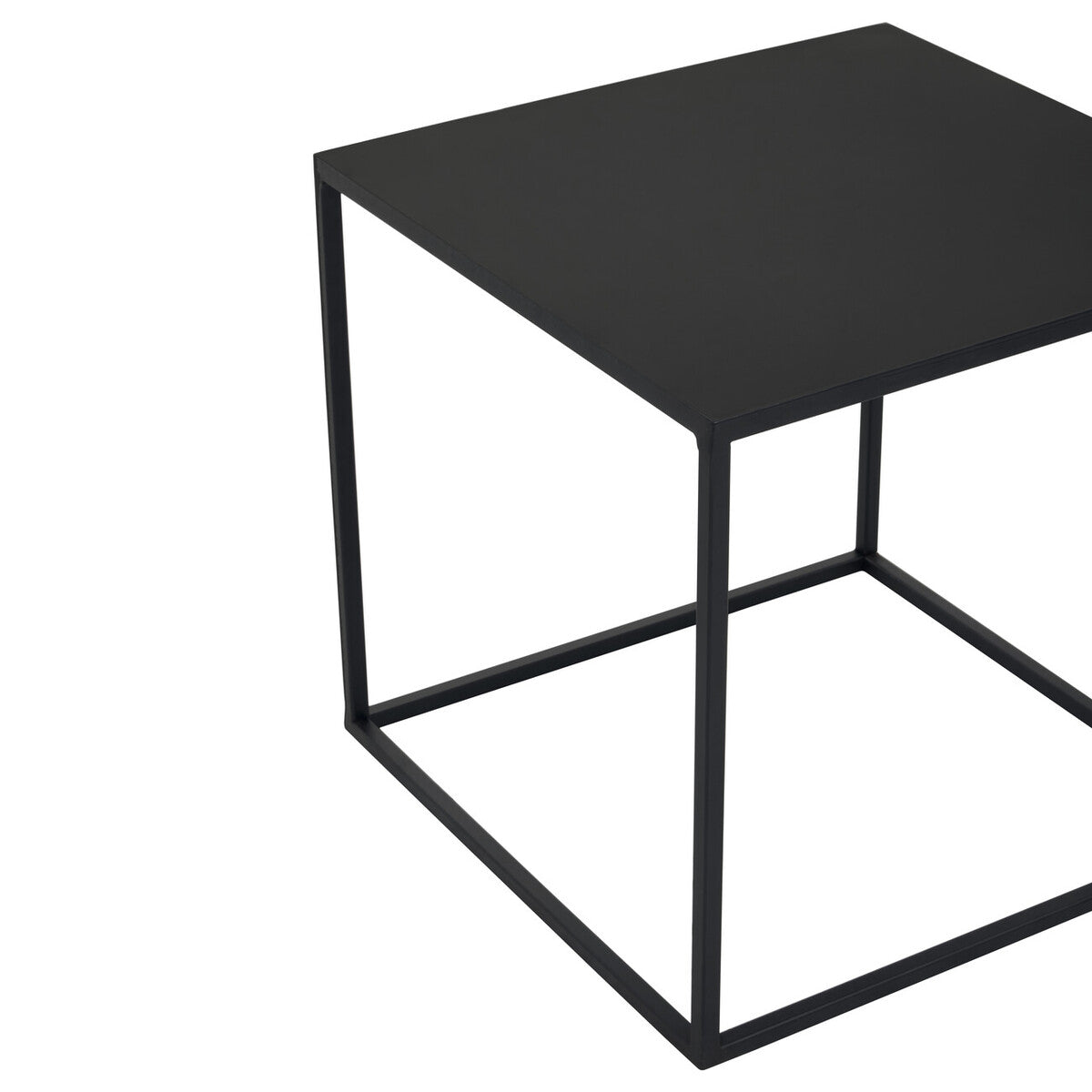 Ramus Black and White Ombre Finish Set of 3 Coffee Tables