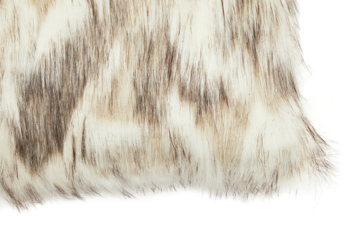 Bosie Natural Rectangular Fur Cushion | Lamina