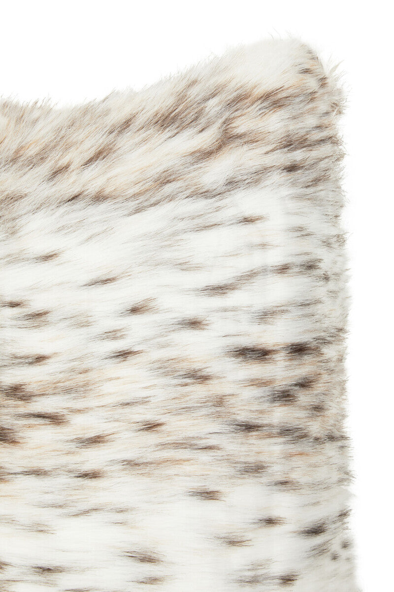 Bosie Animal Print Rectangular Fur Cushion | Lamina