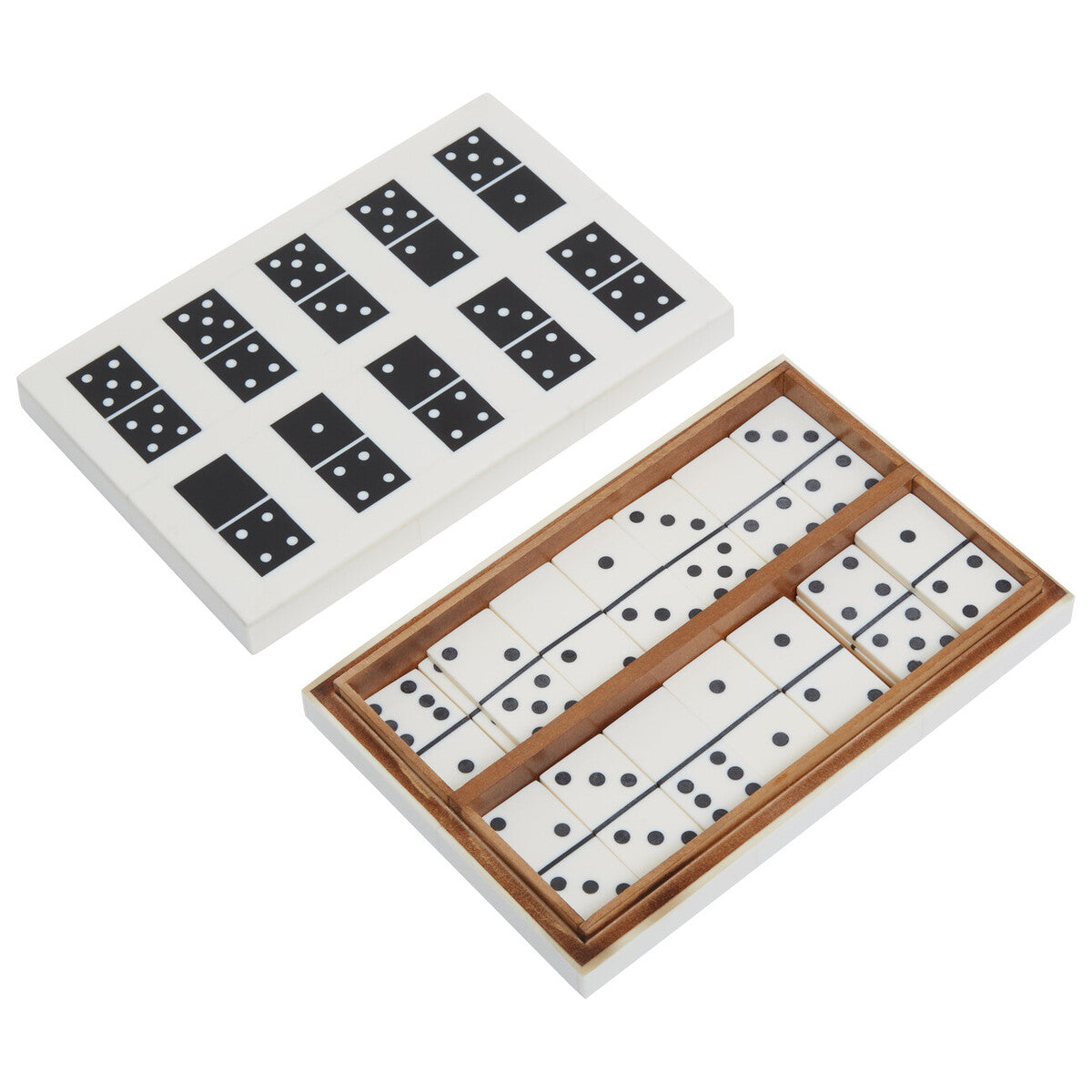 Black and White Domino Box Set | Churchill Games
