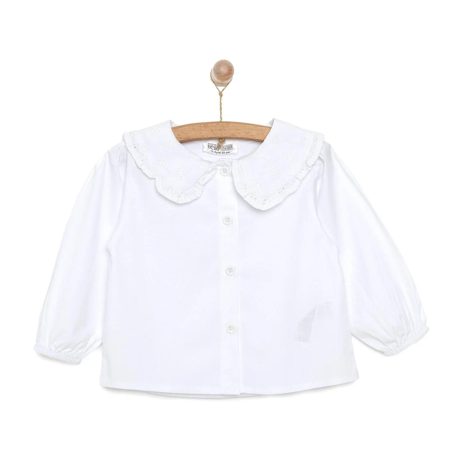 HelloBaby CHIC Girl Shirt - White