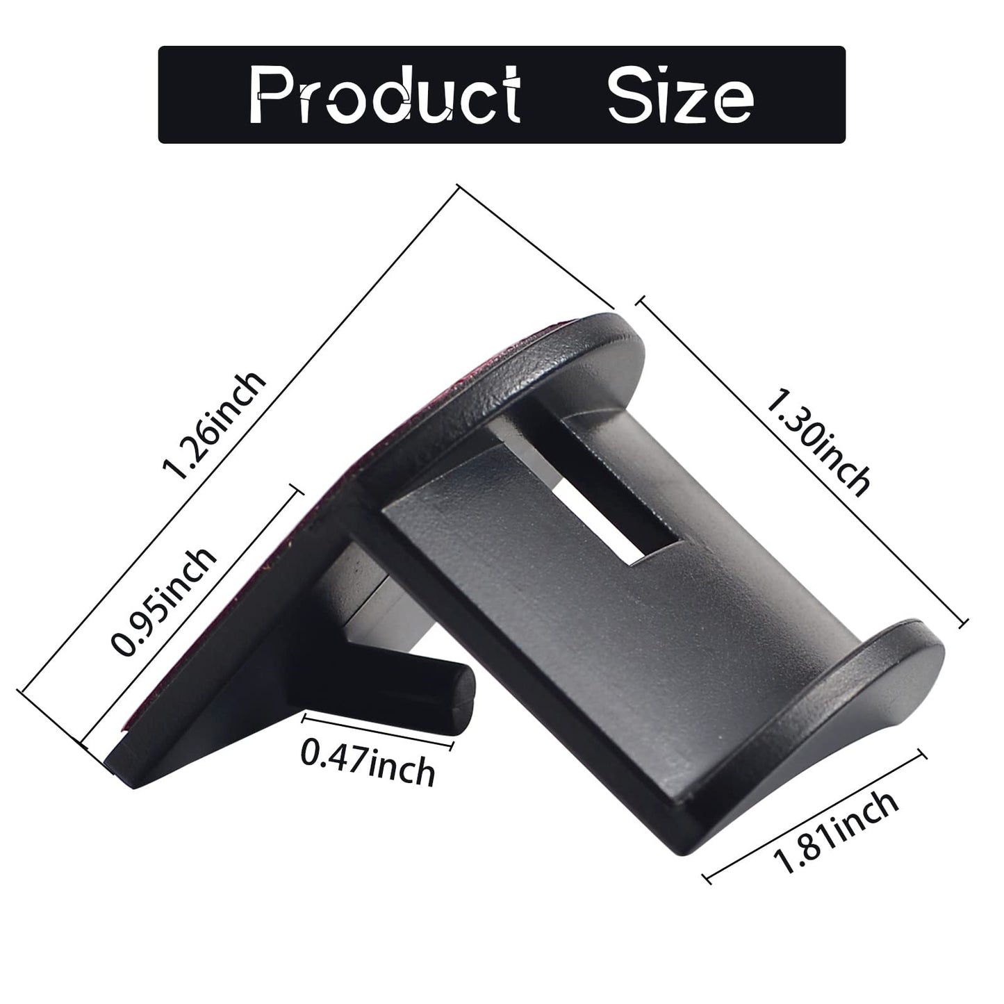 10 Pack Adhesive Hat Holder Cap Hook for Wall Mount No Drilling Hat Rack