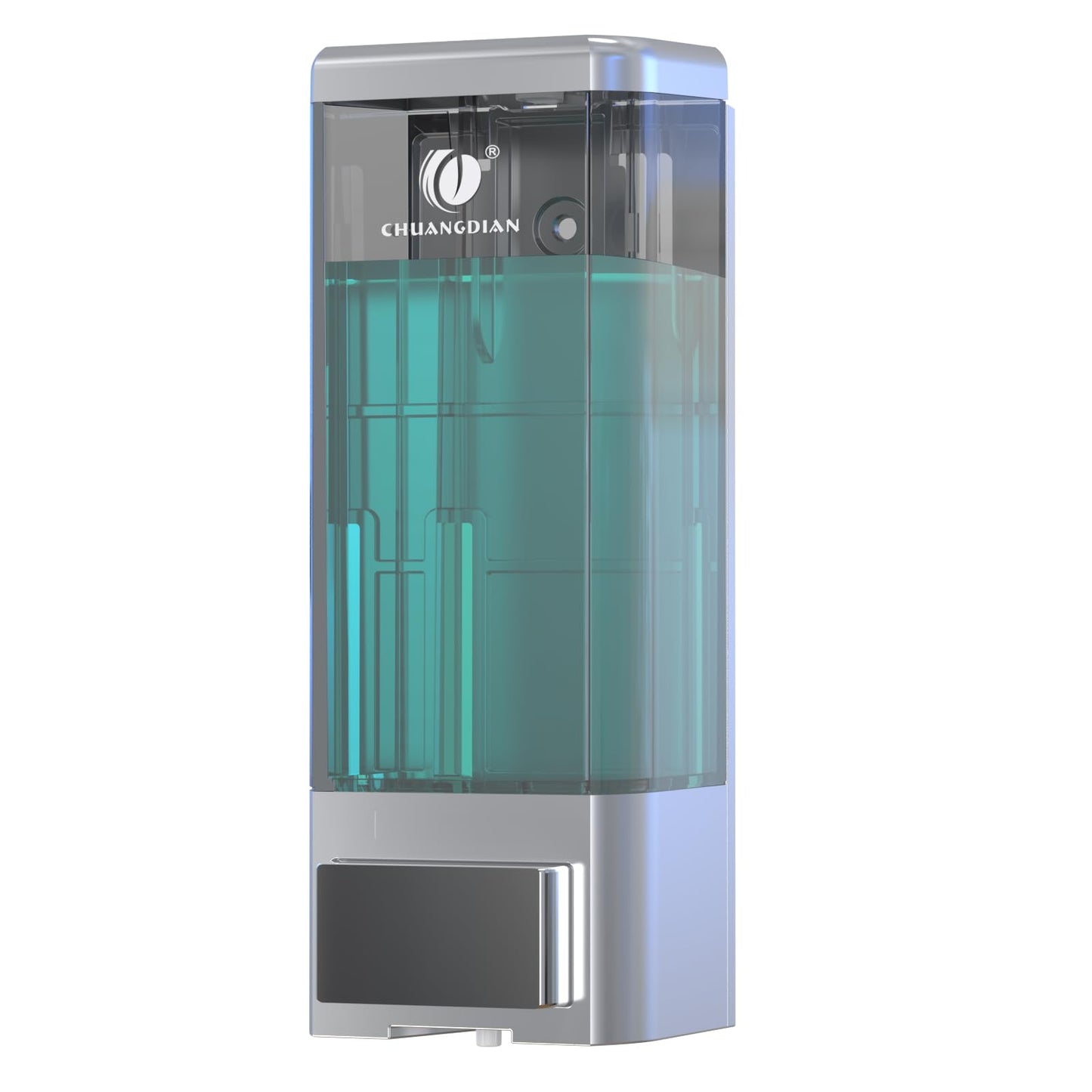 CHUANGDIAN Hand Soap Dispenser 500 ml, Silver