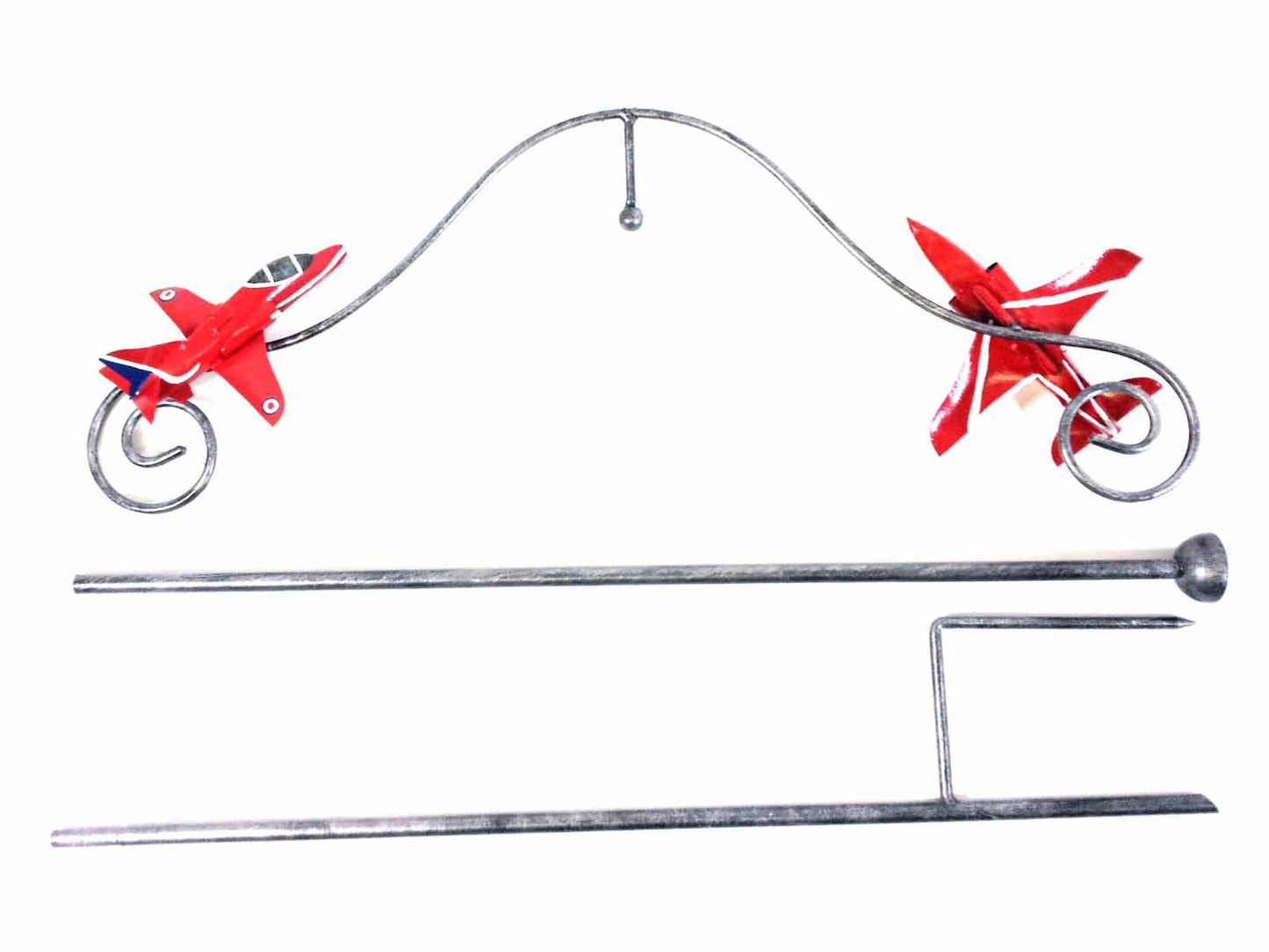 SK Style Wind Spinner Windmill Garden Stake - RAF Red Arrows