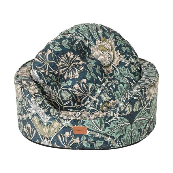 Morris & Co Honeysuckle & Acorn Print Oval Bed