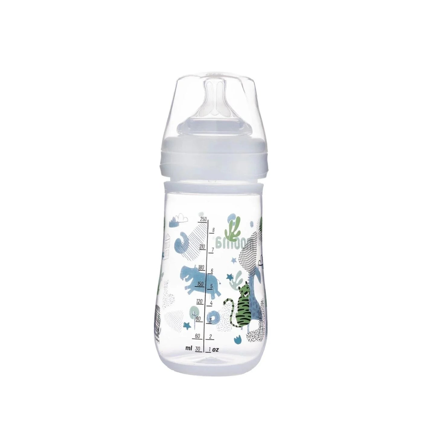 Mooma Neeko Bottle Medium Flow 6-18 months 250ml - Animals