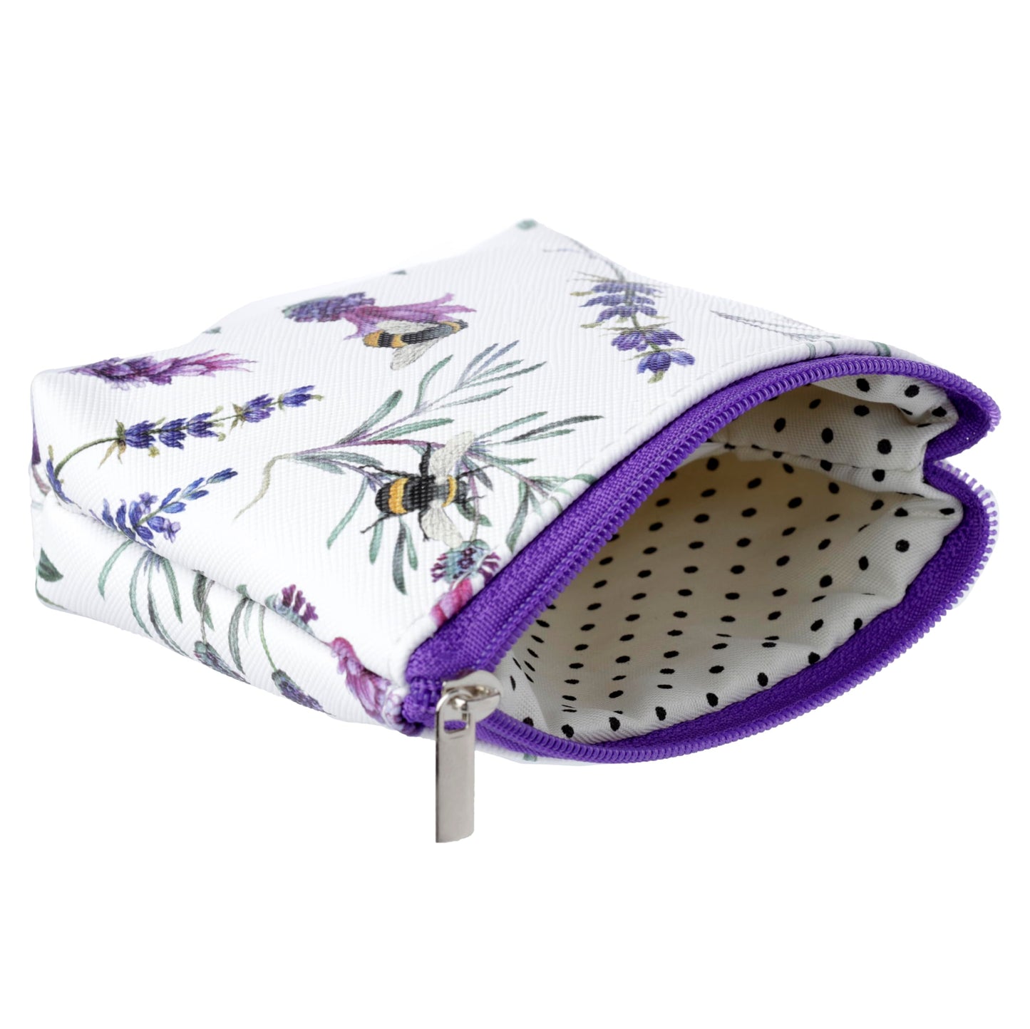 Puckator The Nectar Meadows PVC Purse - Ladies Women's Womens Slim Purses Wallets Wallet for Women - Coin Pouch Purse Men - Card Holder with Zip - Small Cash Wallet Bag Bags UK