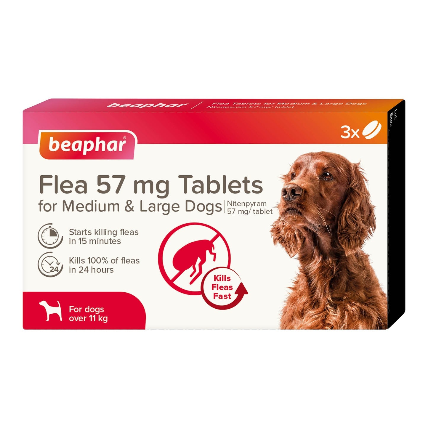 Beaphar Flea Tablets for Dogs - 3 Tablets