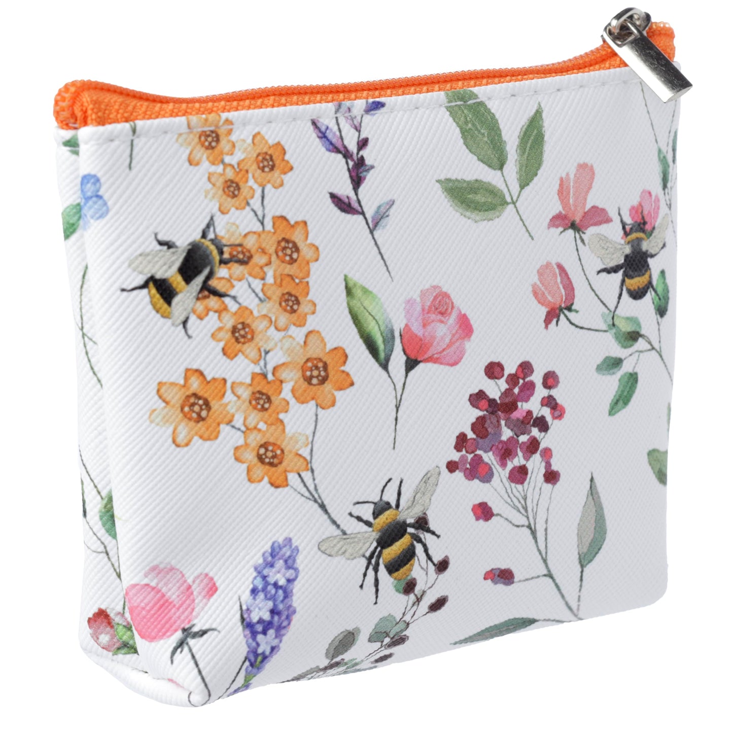 Puckator The Nectar Meadows PVC Purse - Ladies Women's Womens Slim Purses Wallets Wallet for Women - Coin Pouch Purse Men - Card Holder with Zip - Small Cash Wallet Bag Bags UK