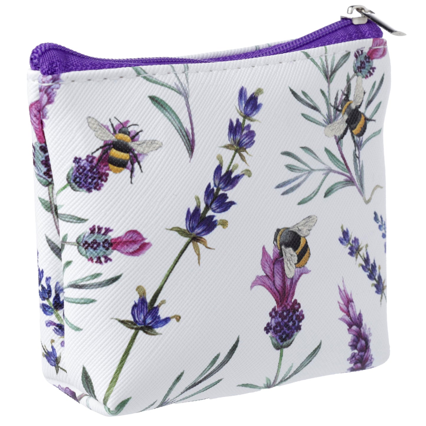 Puckator The Nectar Meadows PVC Purse - Ladies Women's Womens Slim Purses Wallets Wallet for Women - Coin Pouch Purse Men - Card Holder with Zip - Small Cash Wallet Bag Bags UK