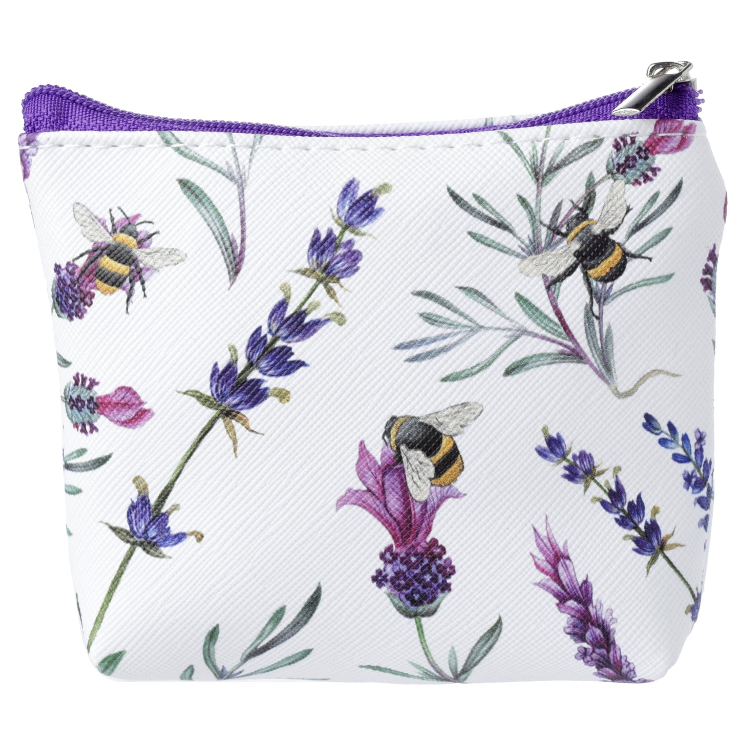 Puckator The Nectar Meadows PVC Purse - Ladies Women's Womens Slim Purses Wallets Wallet for Women - Coin Pouch Purse Men - Card Holder with Zip - Small Cash Wallet Bag Bags UK