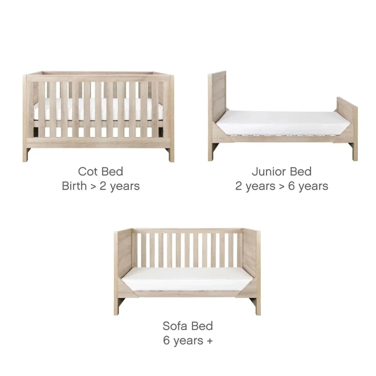 Tutti Bambini Modena 2 pcs Room Set - Oak