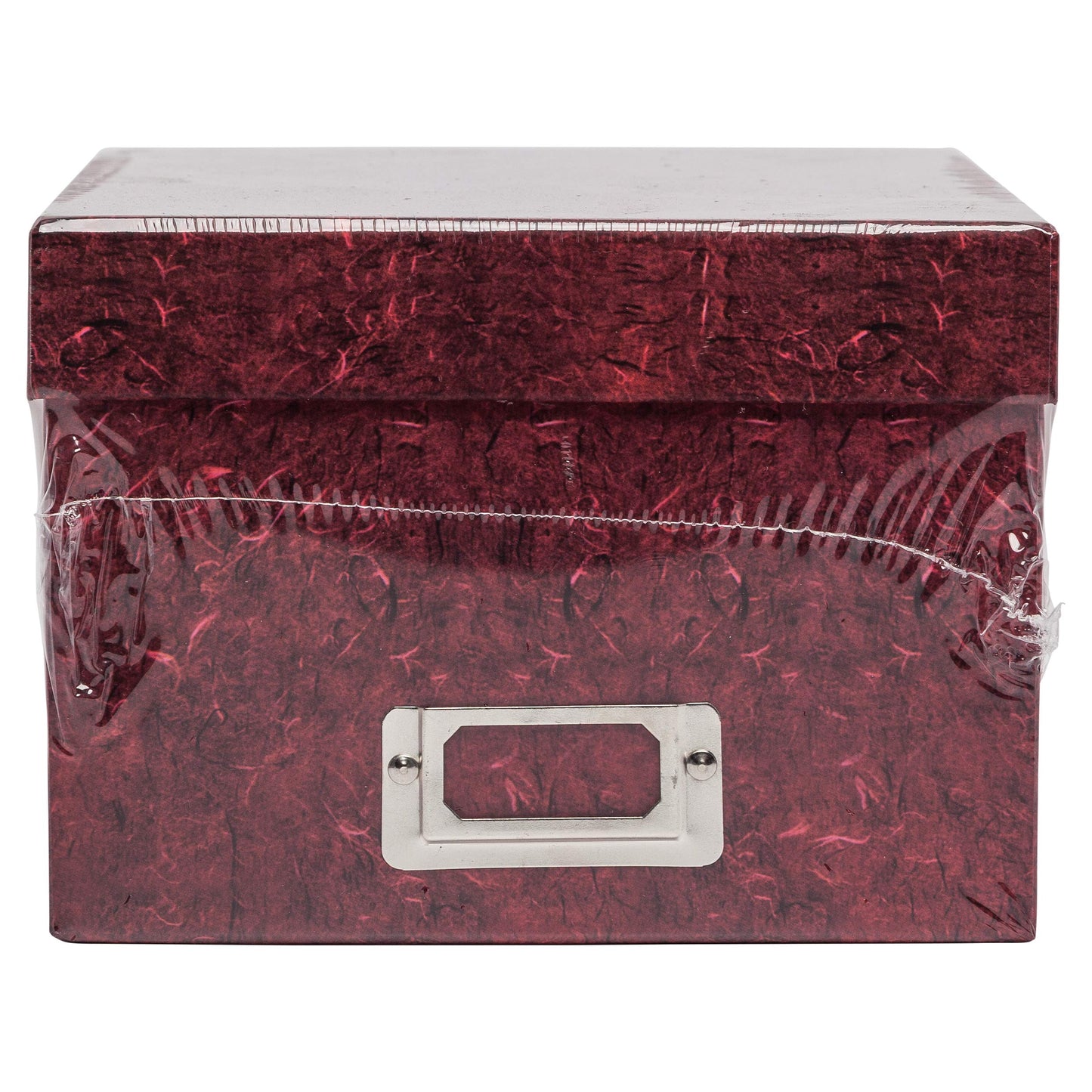 Hampton Frames | Photo Storage Box | 700 Capacity, 5x7 Inch, Red, Rectangular | Acid & Lignin Free, Stackable, Divider Cards