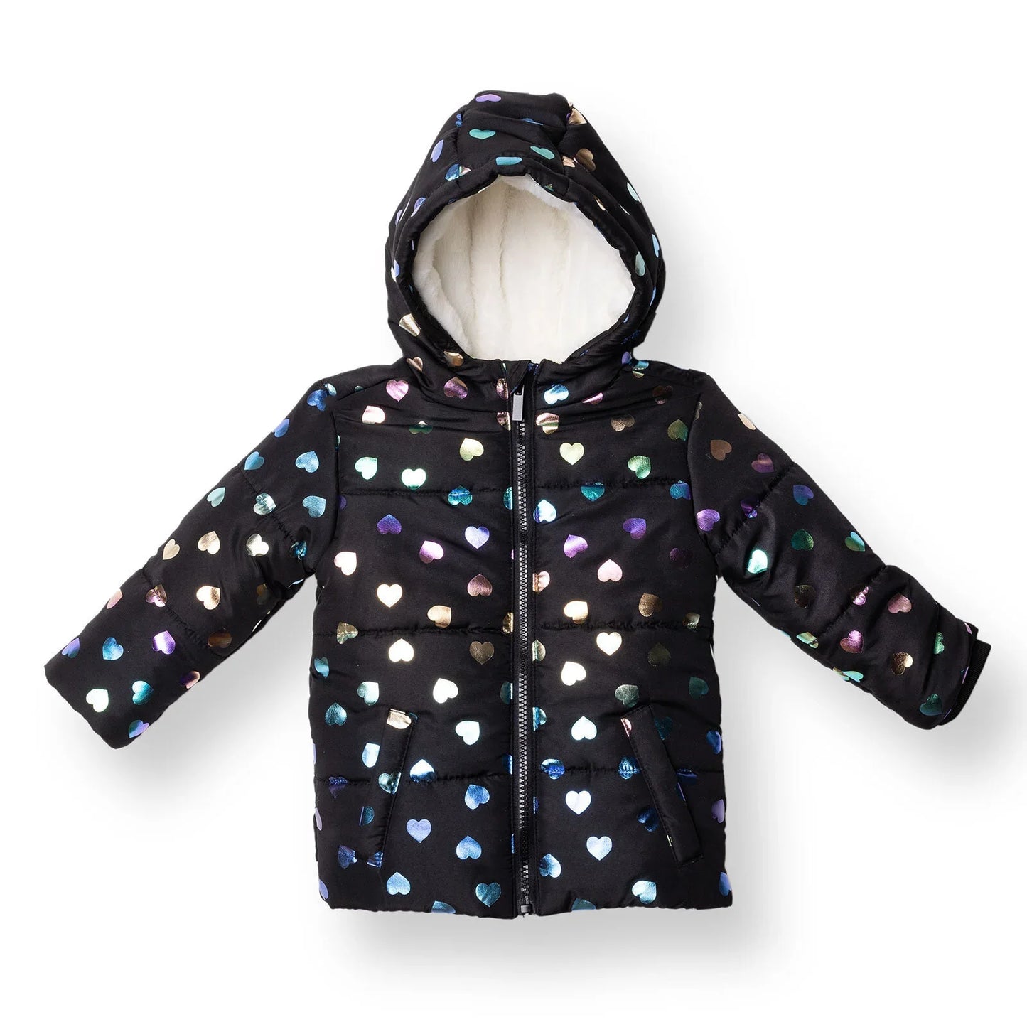 HelloBaby  Coat - Black Printed