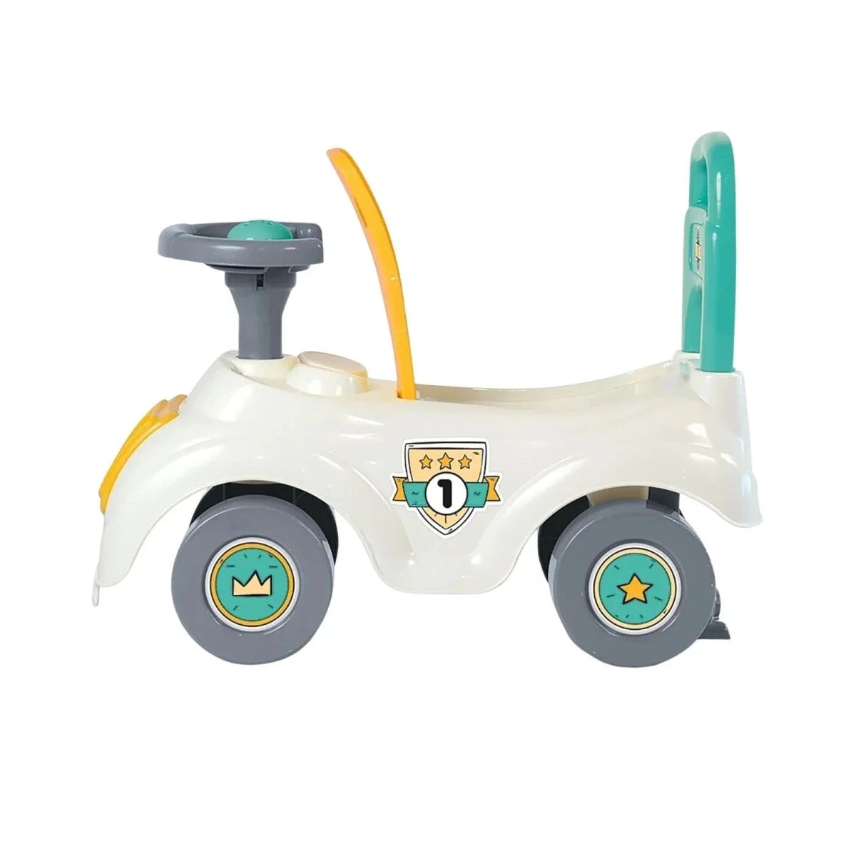 Dolu Sit N Ride-On - White