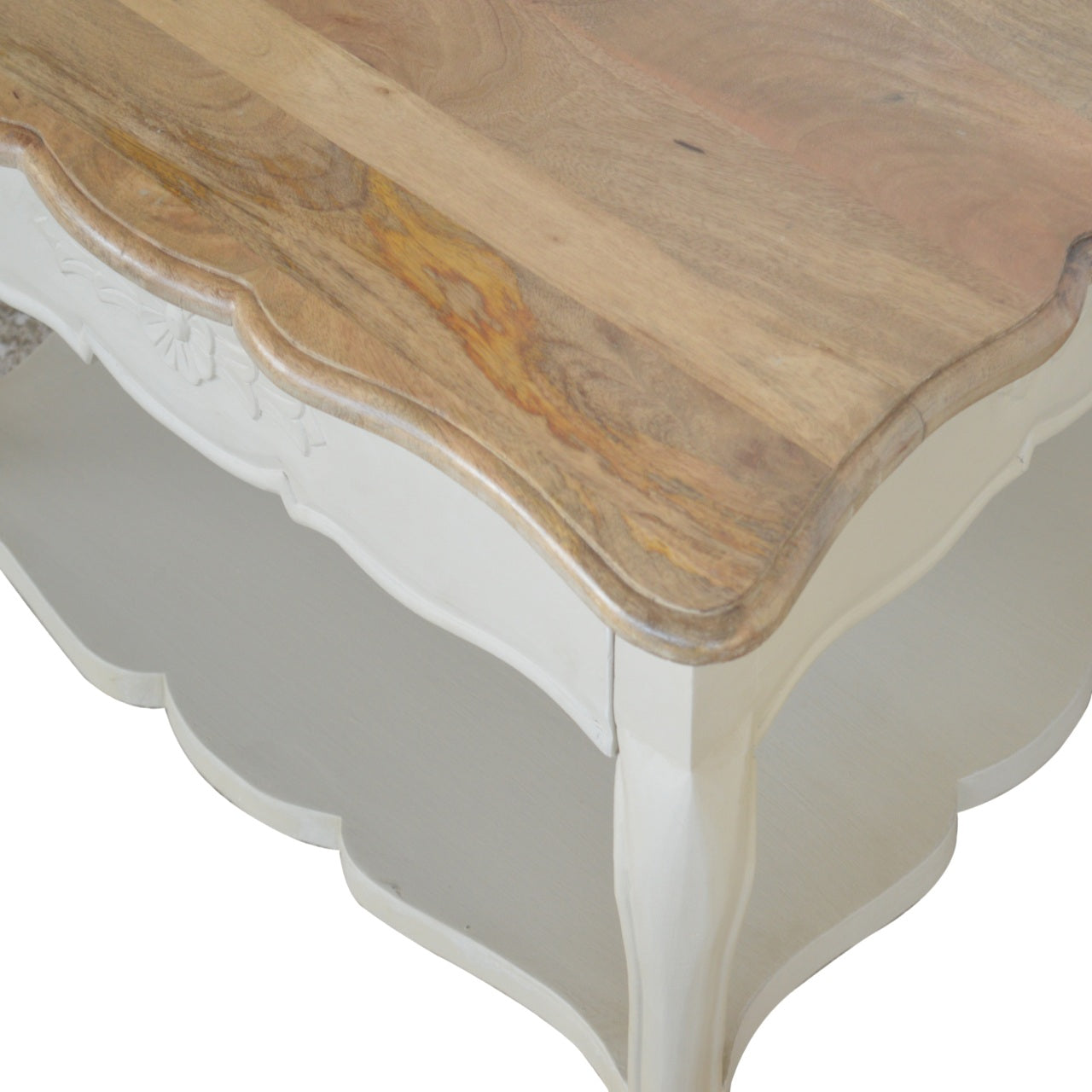 Amberly Carved Coffee Table | Hand-Carved