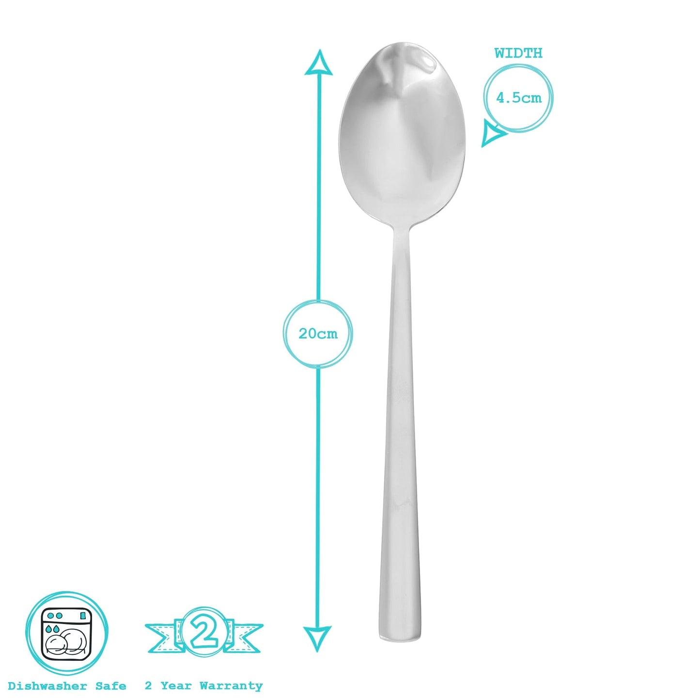 24pc 18/0 Stainless Steel Cutlery Set