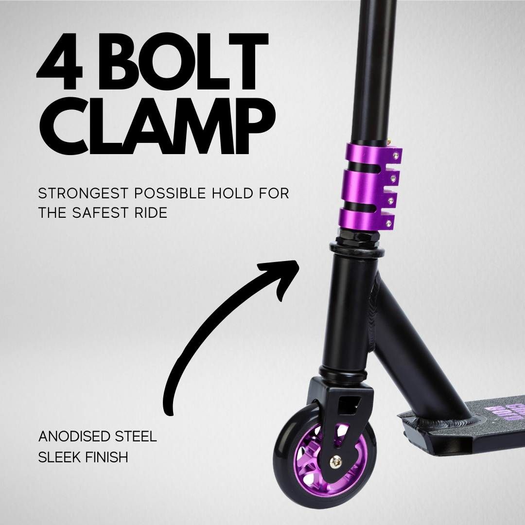 Black - Deluxe Stunt Scooter
