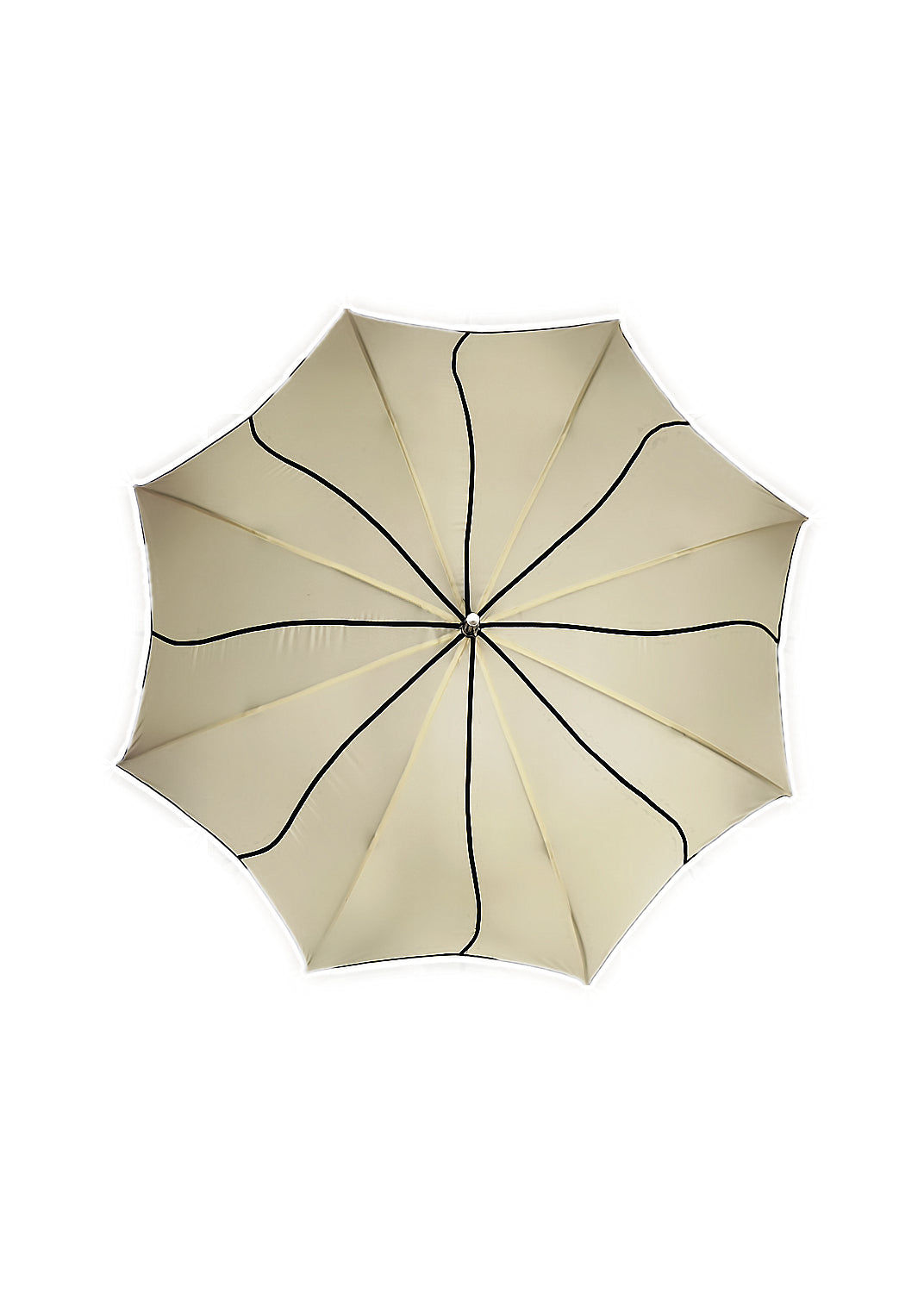Everyday Swirl Stick Umbrella  Beige