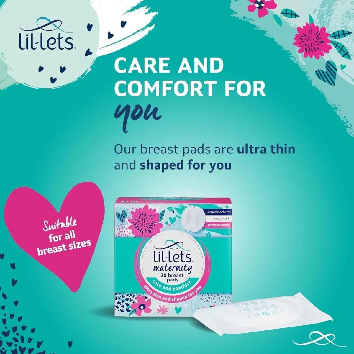 Lil-Lets Maternity Breast Pads 30 pcs