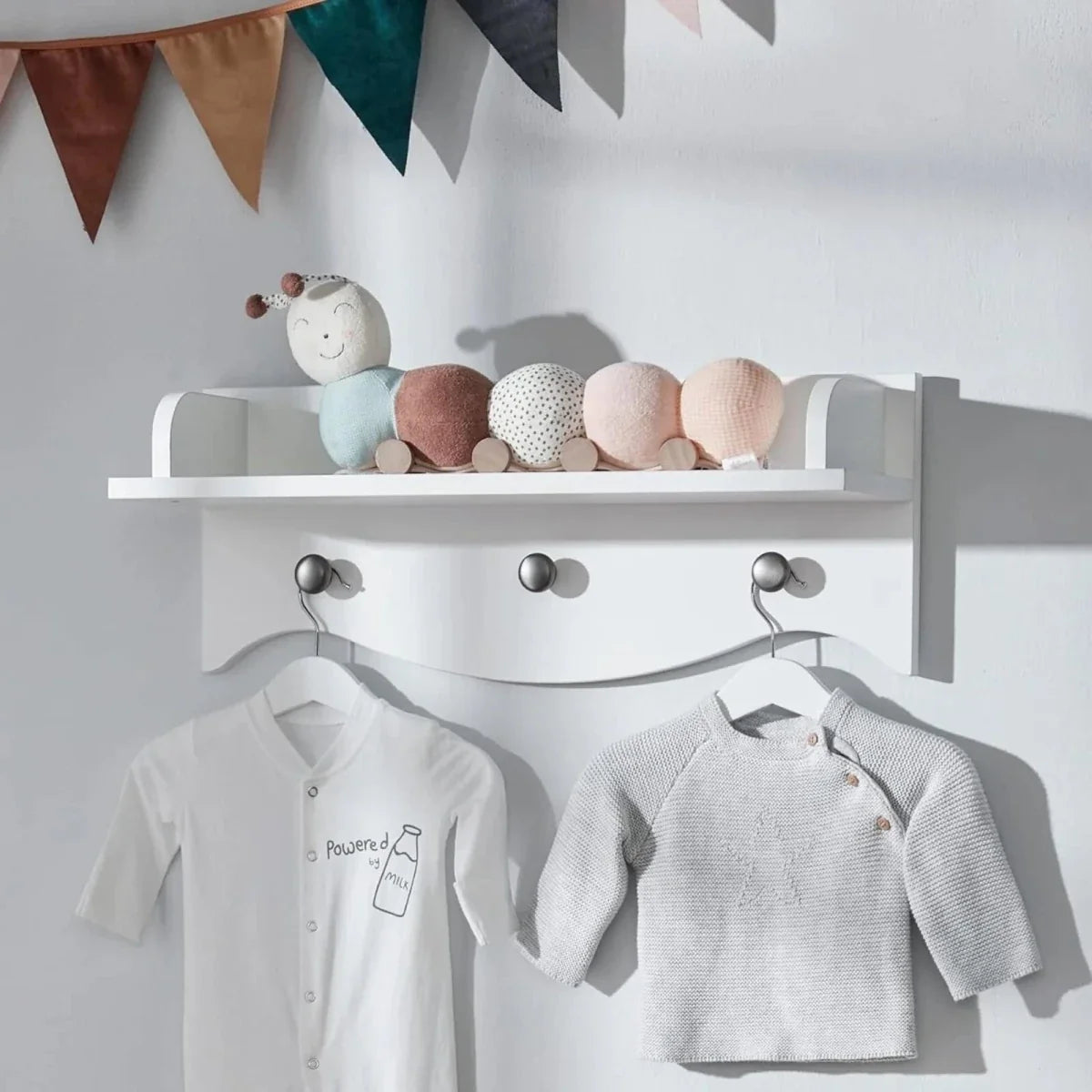 CuddleCo Clara Wall Shelf - White