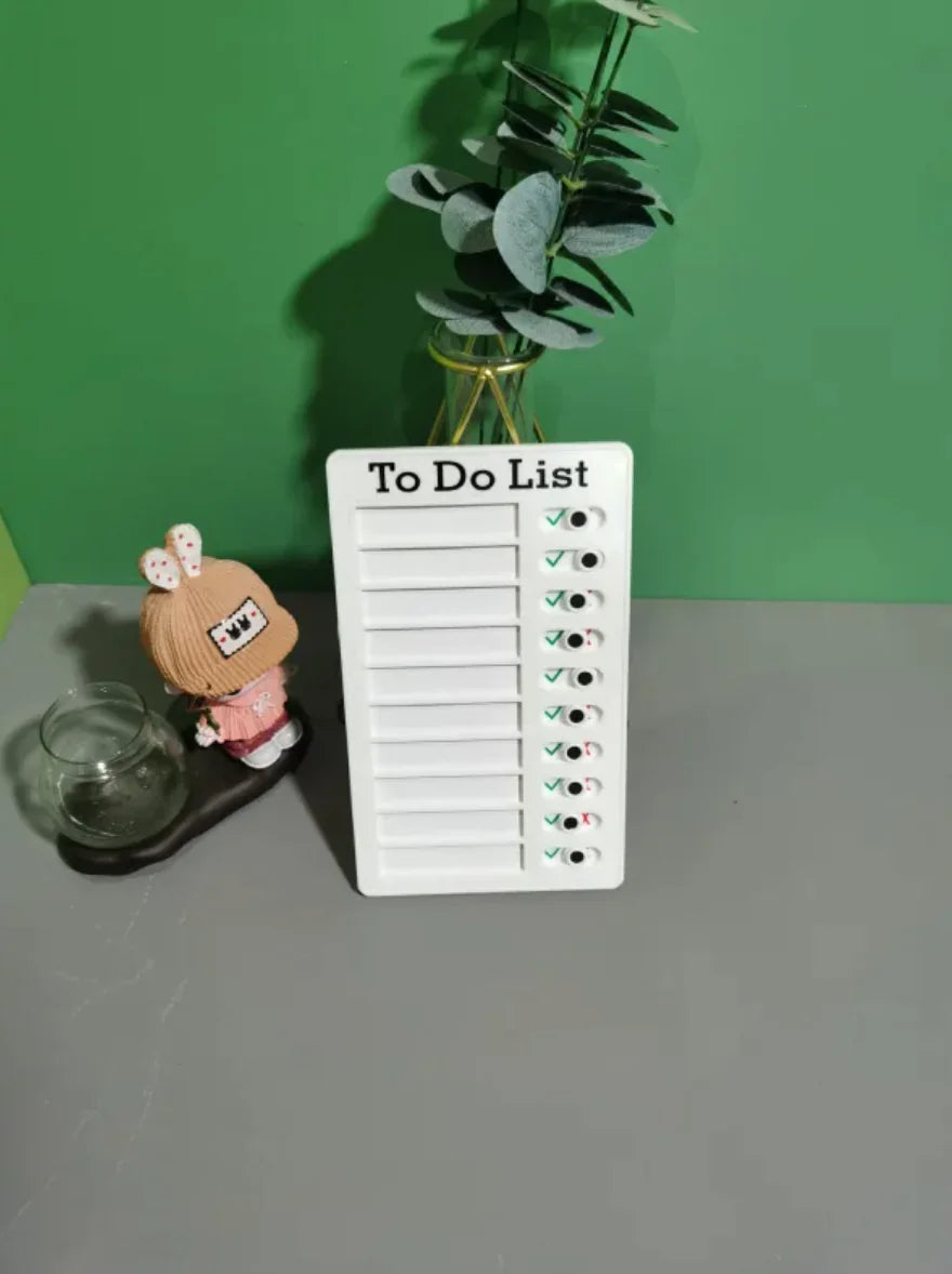 Kids Reusable Habit Tracker – Daily Routine Board