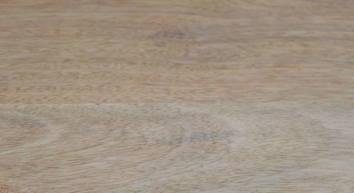 Country Style Telephone Table Accent Piece | Oak-Ish Solid Mango Wood