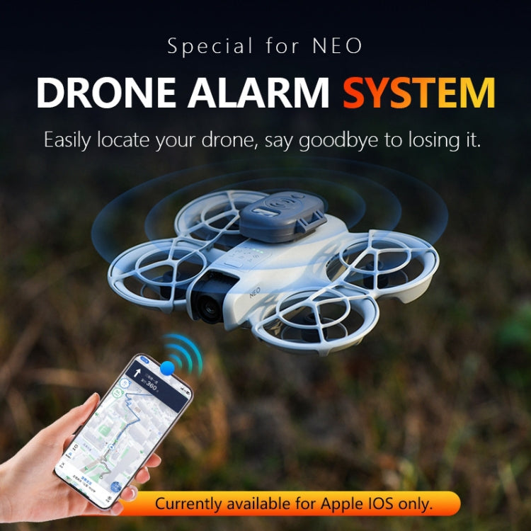 For DJI Neo STARTRC Drone Alarm Tracker (Grey)