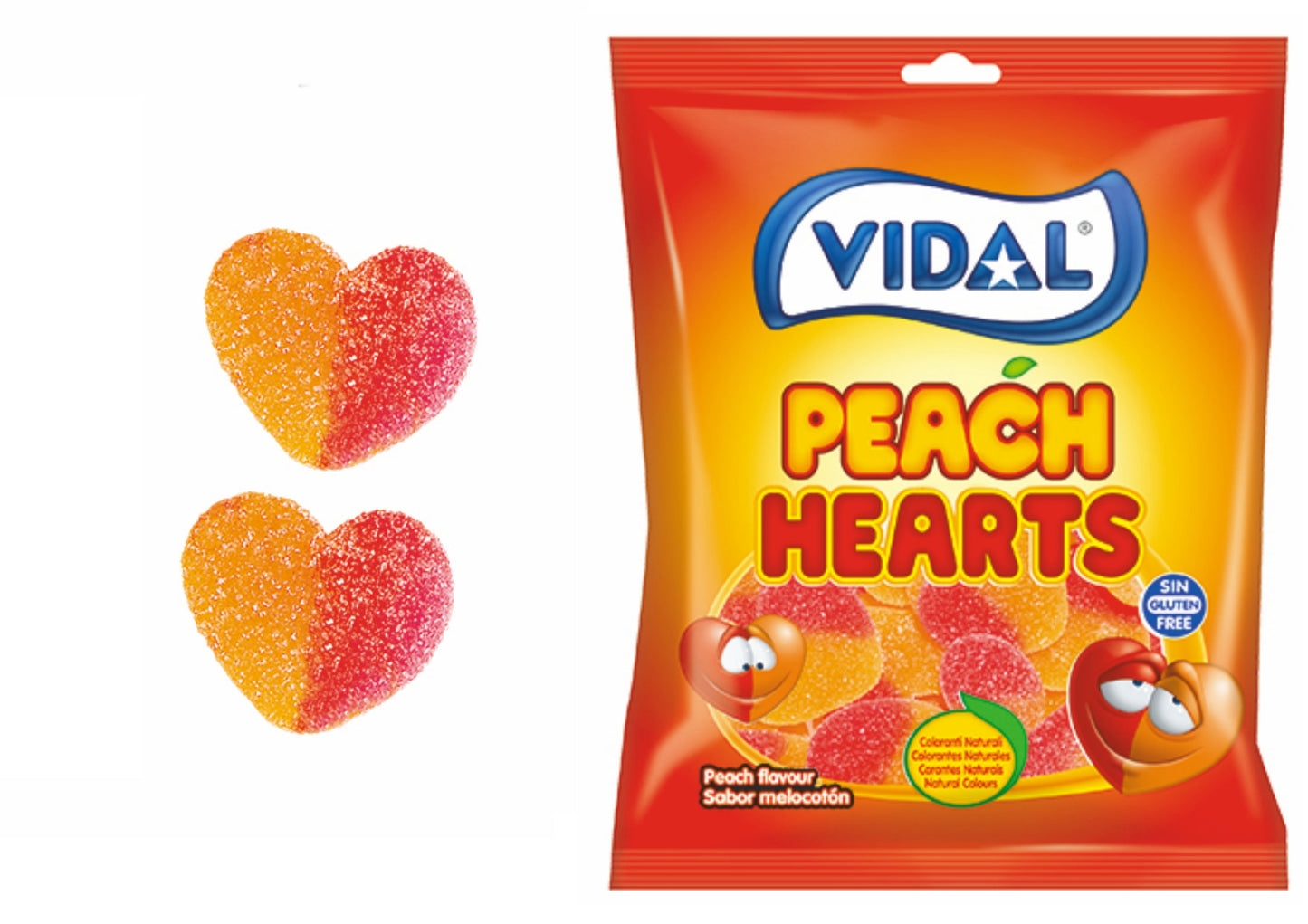 Peach Hearts 90g