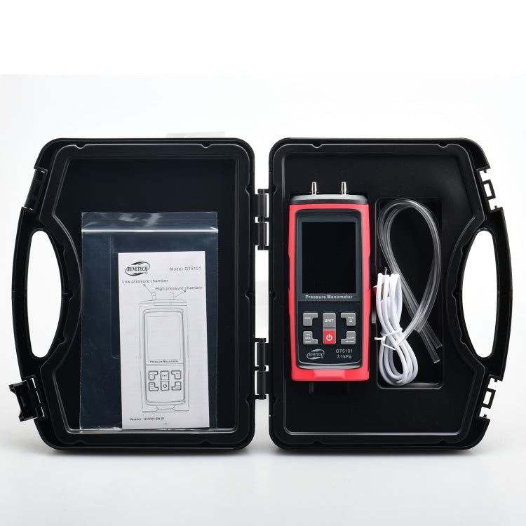 BENETECH GT5101 LCD Display Differential Pressure Meter, Specification:2KPa