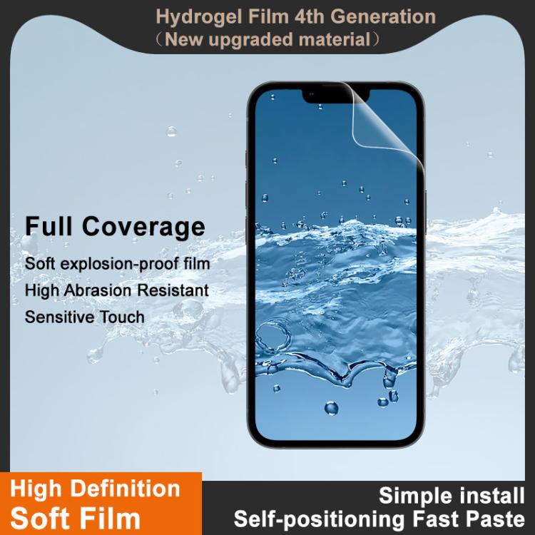 For iPhone 16e / 17e imak 4th Generation  Full Coverage Screen Hydrogel Film Protector