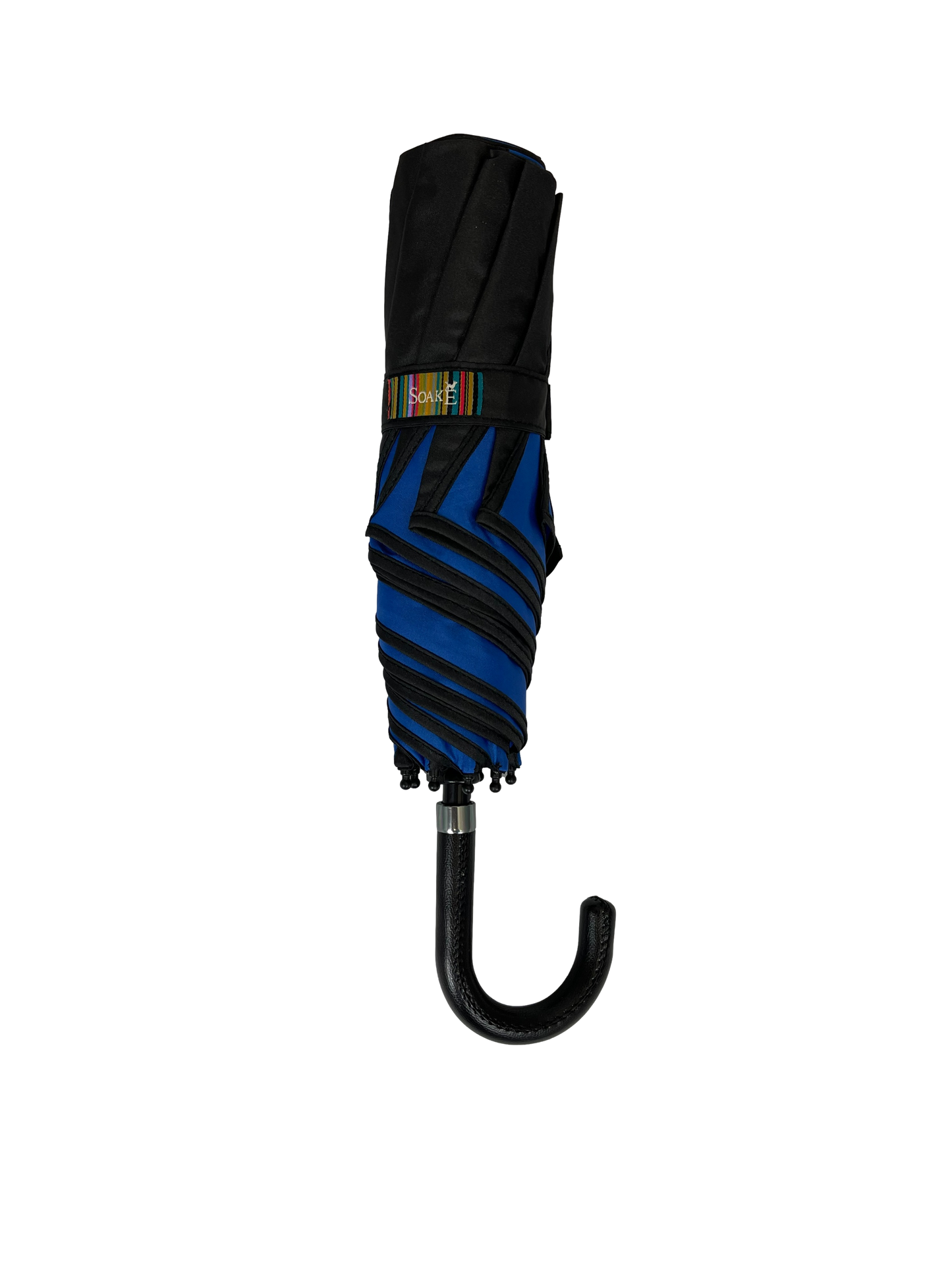 Everyday Swirl Folding Umbrella Blue/Black