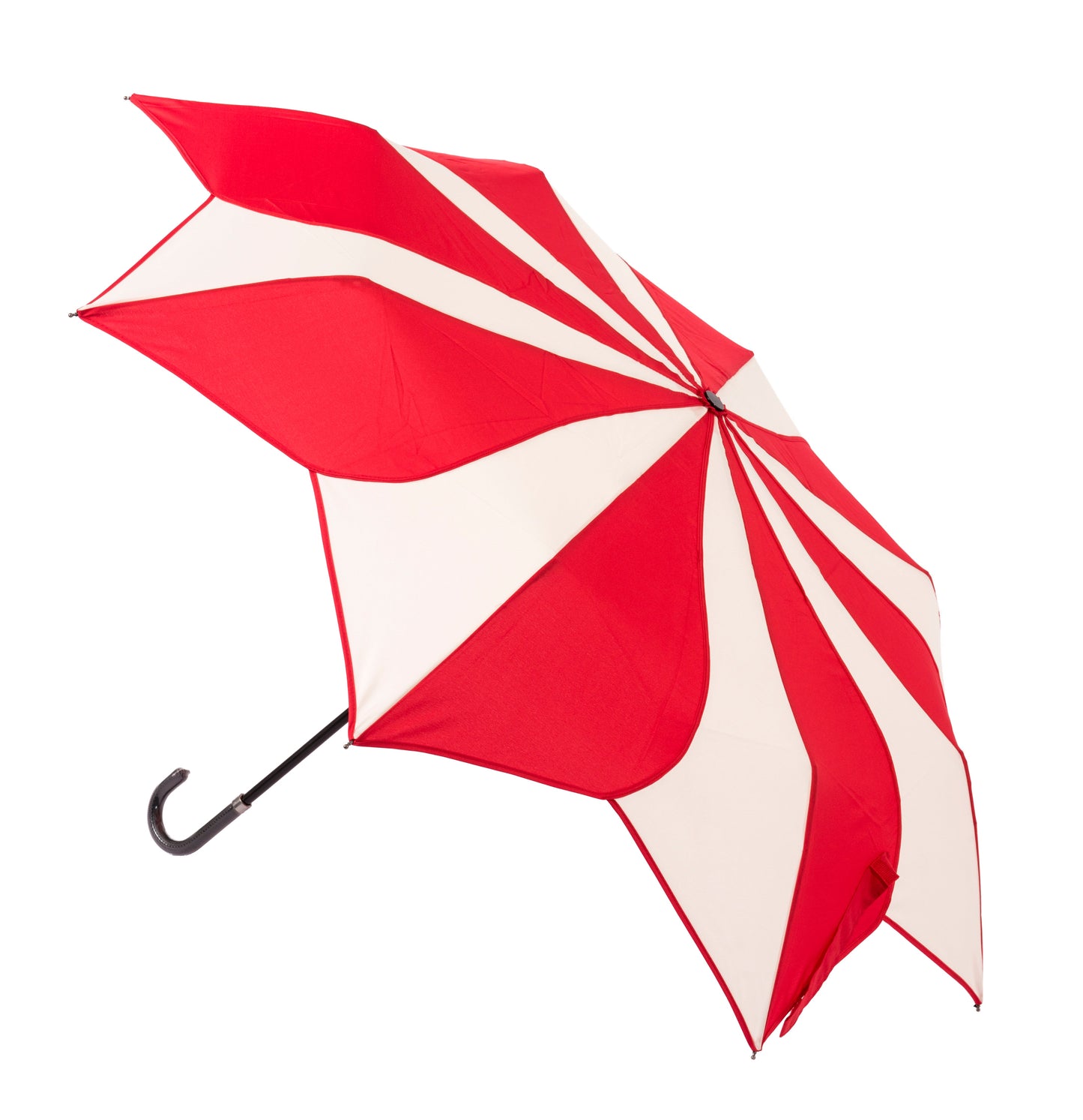 Everyday Swirl Folding Umbrella Red/Cream