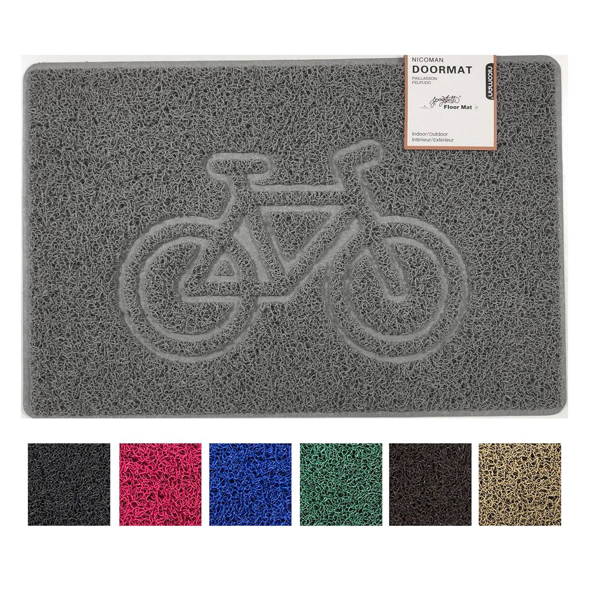 "Cycle" Grey Spaghetti Doormat